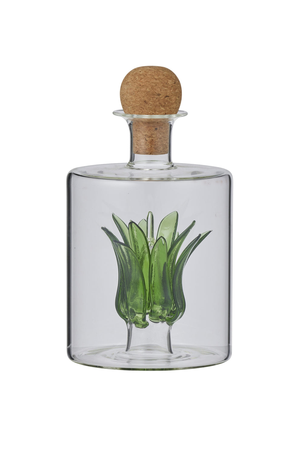 Green Agave Glass Decanter