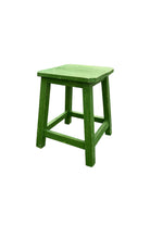 Green Square Stool - Magpie Style