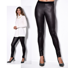 PAULA RYAN Eco Leather Roma Pant - Hickory/Black - Paula Ryan