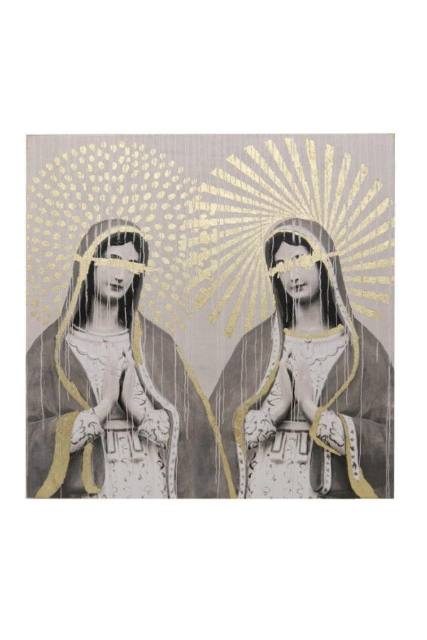 Art Acrylic Block - Gold