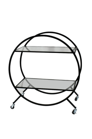 Deliah Bar Cart Black