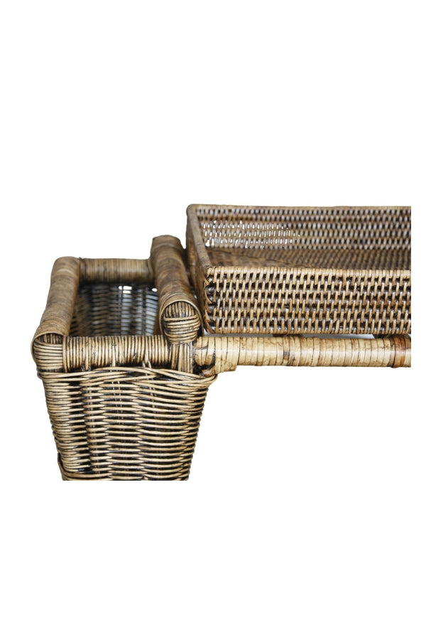 Rattan Breakfast Tray Table Large - Magpie Style
