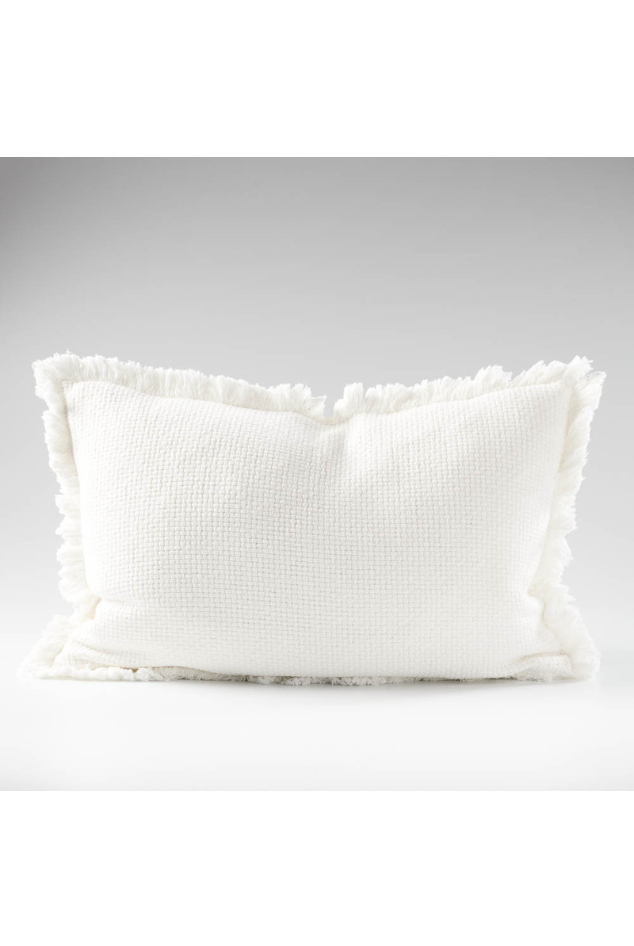 Chelsea Cushion - White 40x60cm - Magpie Style