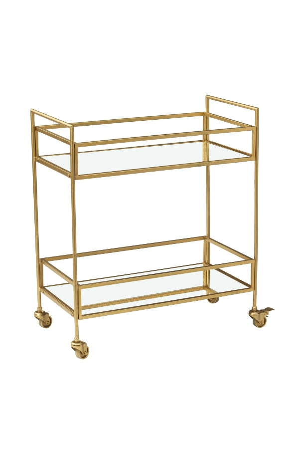 Fairmont Drinks Trolley - Gold - Magpie Style