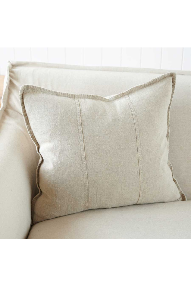 Luca Linen Cushion - Natural 50x50cm - Magpie Style