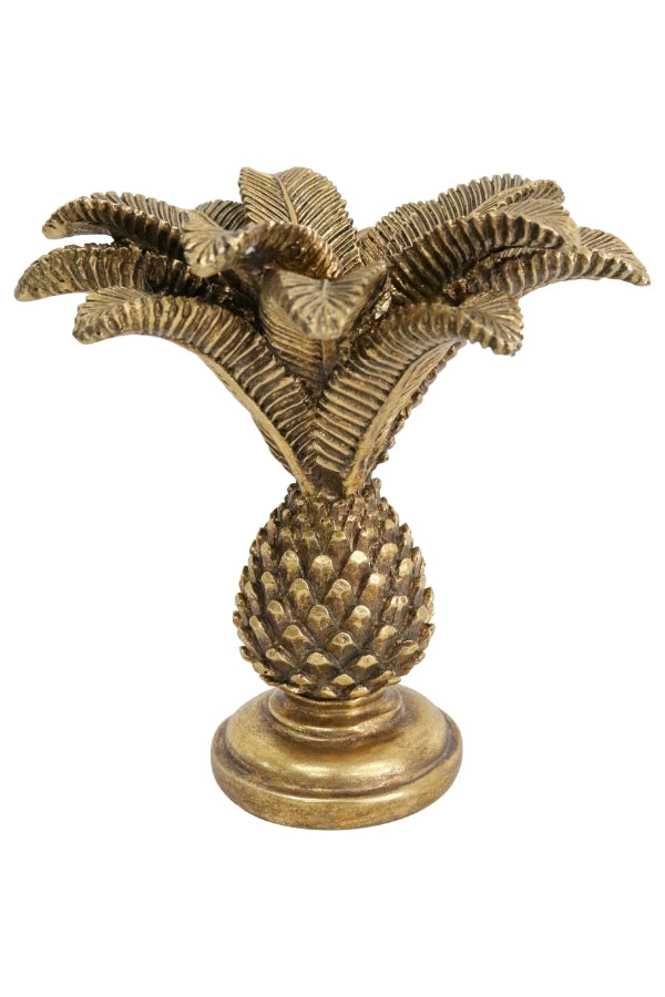 Gold Antique Coco Palm - C Holder, Small - Magpie Style
