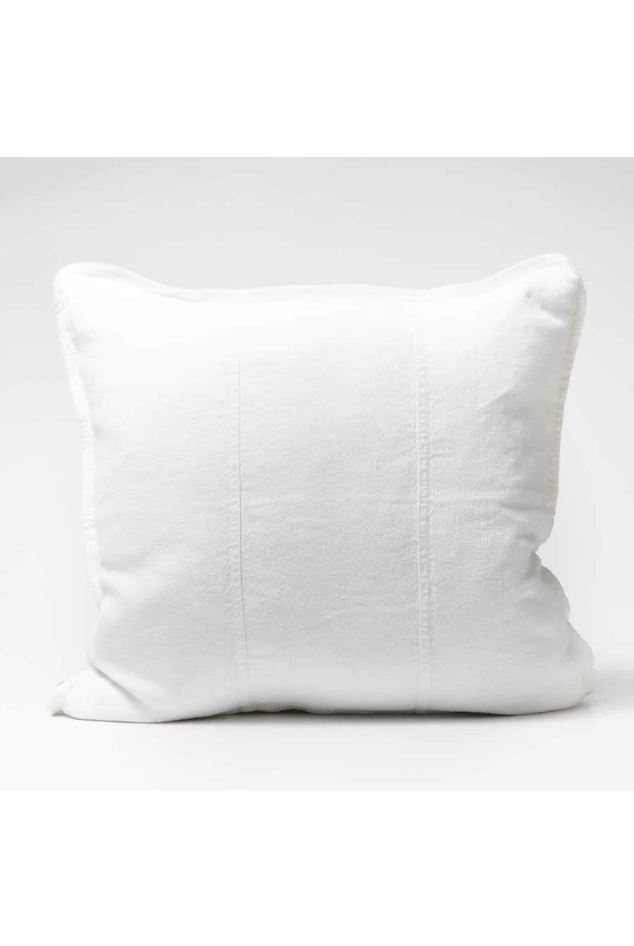 Luca Linen Cushion - Off White 50x50cm - Magpie Style