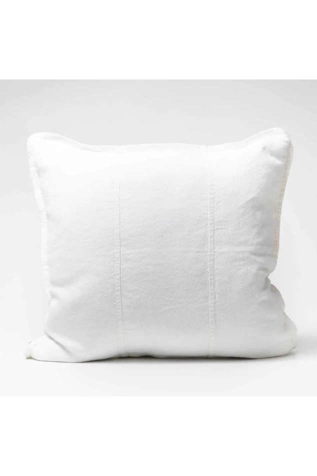 Luca Linen Cushion - Off White 50x50cm - Magpie Style