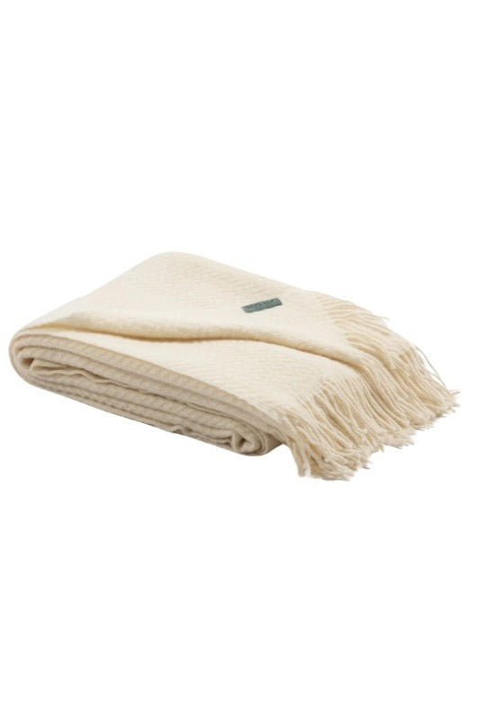 Throw Vzela Blanco 100% Wool 140 x 200 cm - Magpie Style