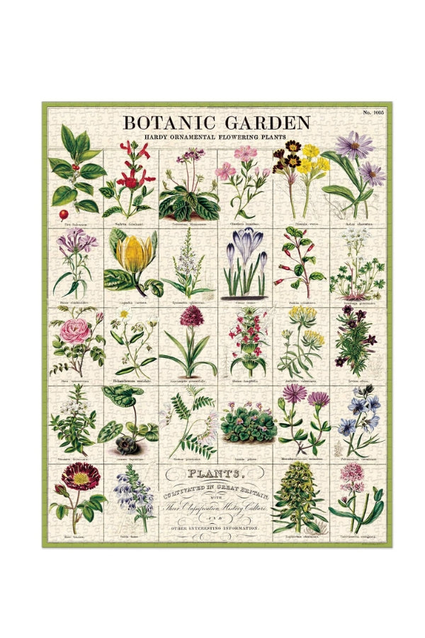 Botanical Garden 1000 Piece Vintage Puzzle - Magpie Style