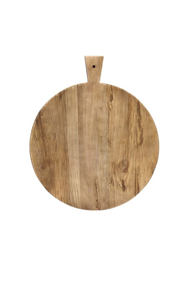 Artisan Round Serving Board - 50cm with Handle - Magpie Style