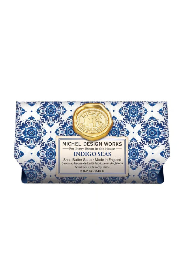 Michel Design Work Indigo Seas Large Soap Bar - Magpie Style