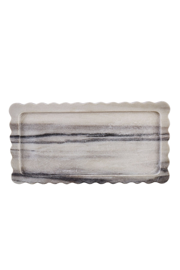 Arlet Marble Tank Tray - Smoky White - Magpie Style