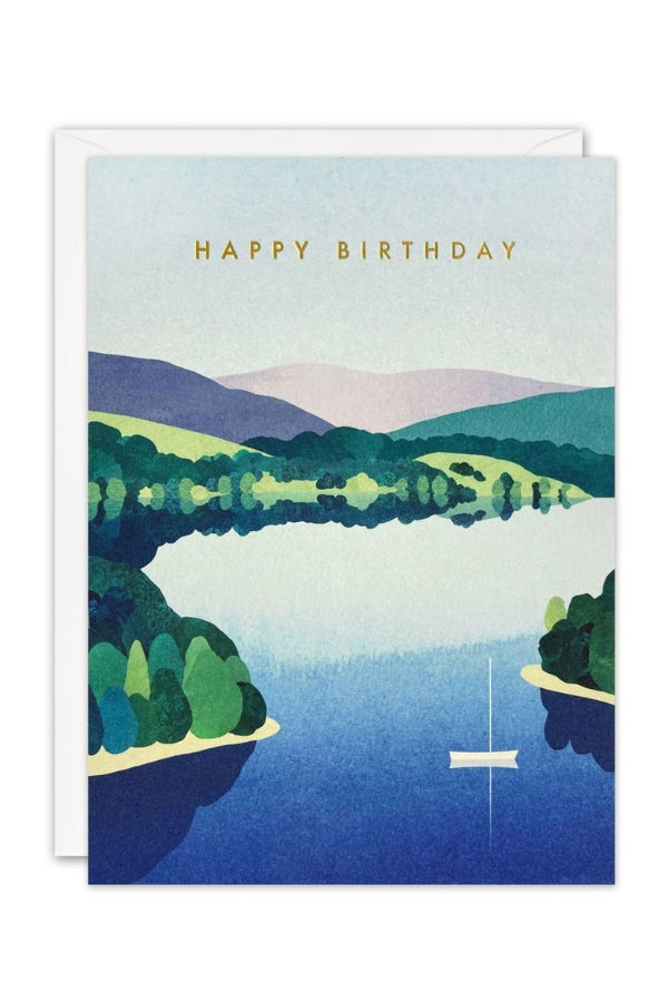 Lake View Happy Birthday - Magpie Style