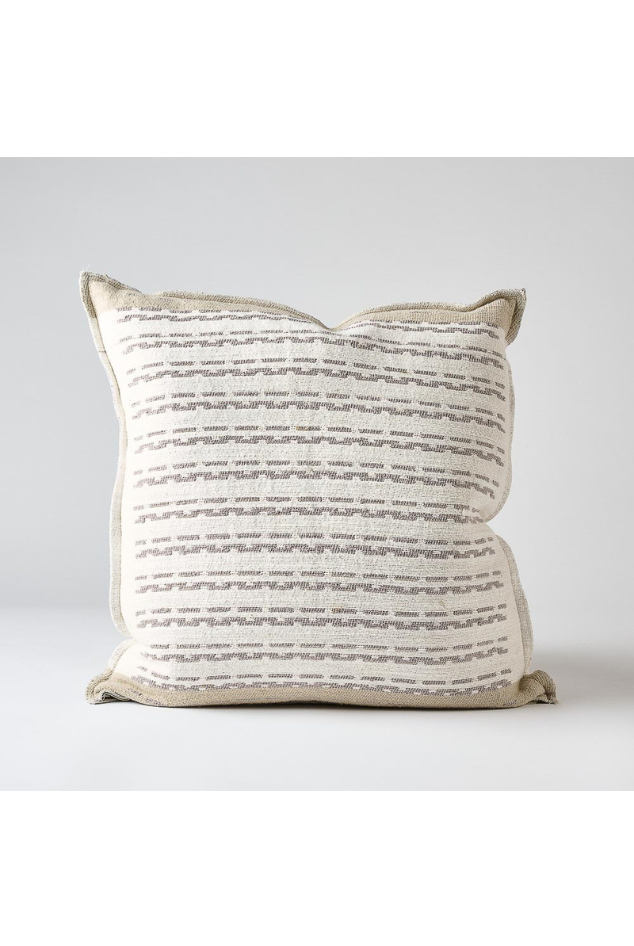 Hagen Cushion - Off White/Slate - Magpie Style