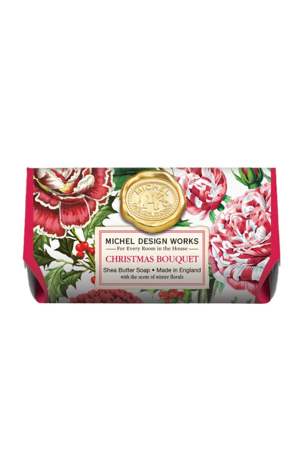 MICHEL DESIGN WORKS Large Soap Bar - Christmas Bouquet - Magpie Style