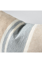 Magnus Linen Cushion - Natural/Blue - Magpie Style