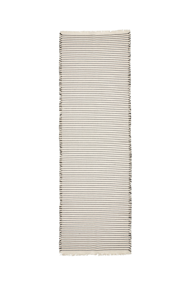 Broste Tablerunner Elouise - Off White/Black - Magpie Style