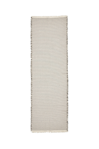 Broste Tablerunner Elouise - Off White/Black