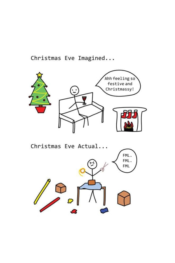 Christmas Eve Card - Magpie Style