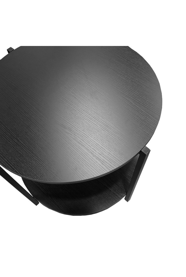 Manta Side Table - Black - Magpie Style