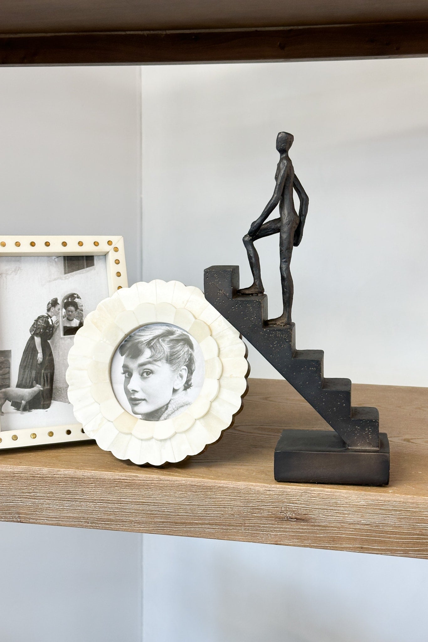 Florida Double Scalloped Photo Frame - Cream - Magpie Style