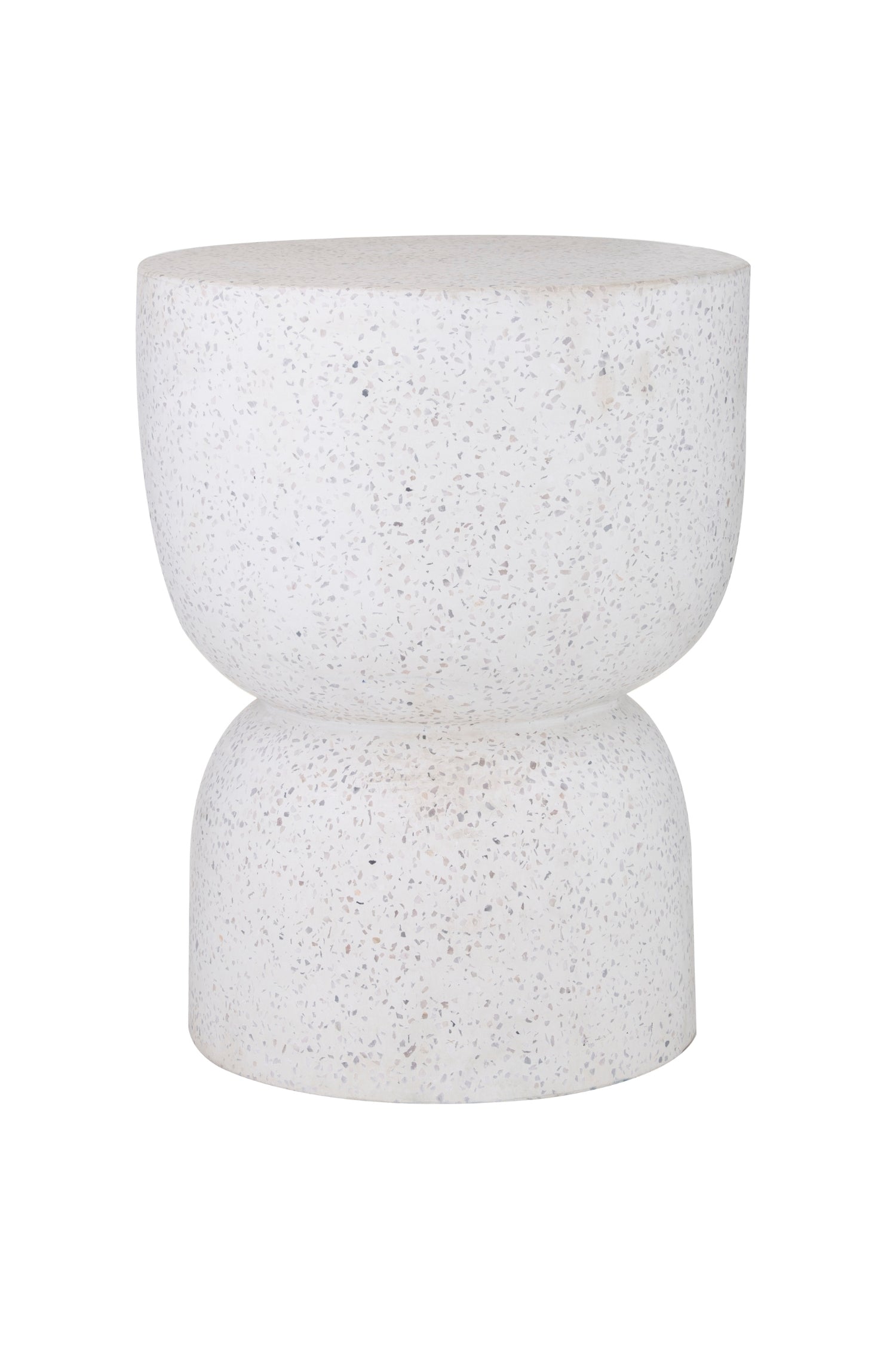 White Terrazzo Side Table - Magpie Style
