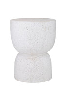 White Terrazzo Side Table - Magpie Style
