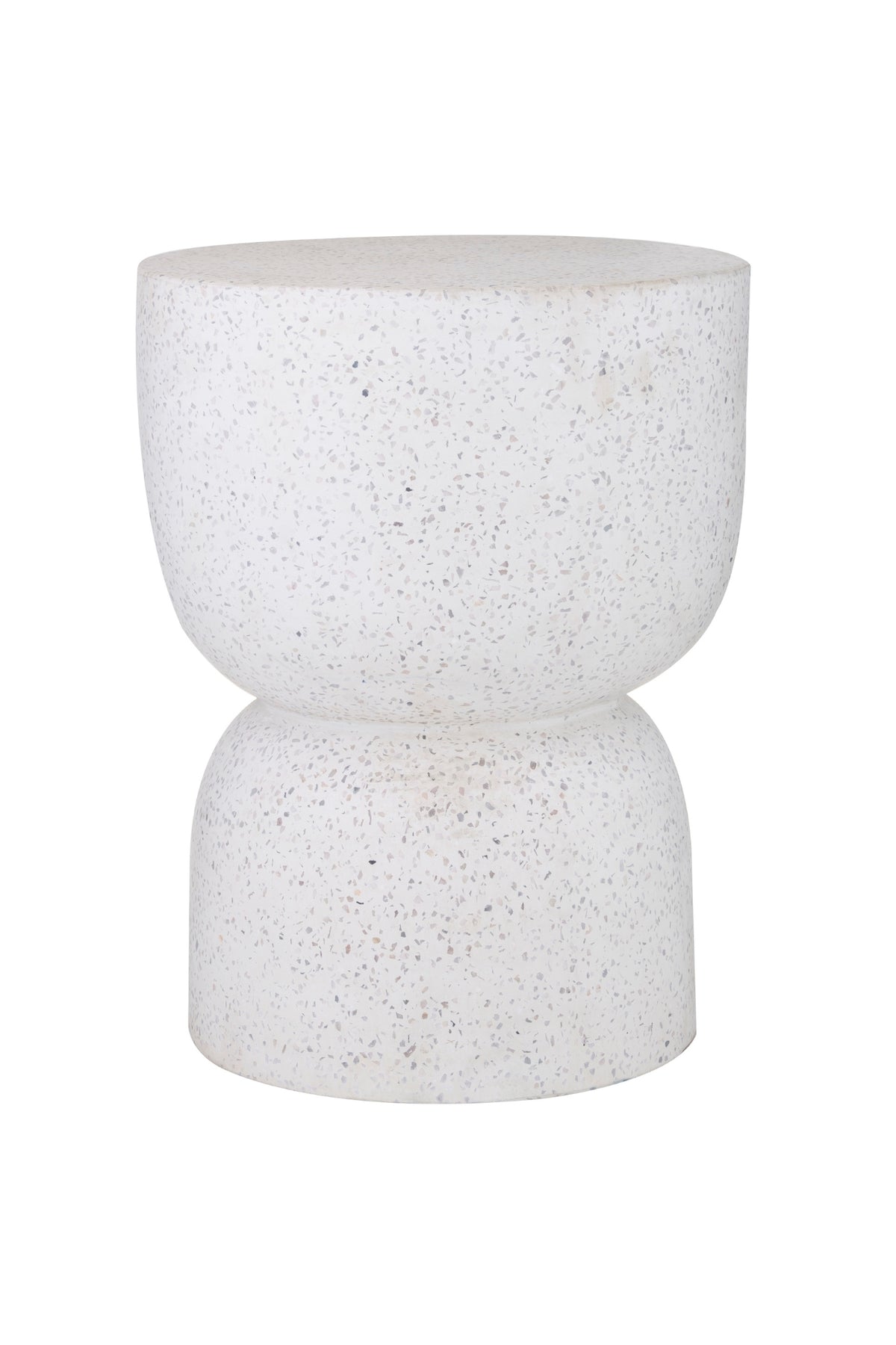 White Terrazzo Side Table - Magpie Style