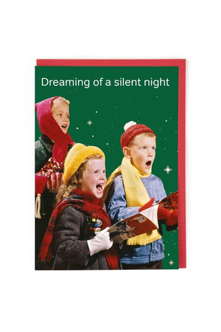 Silent Night Christmas Card