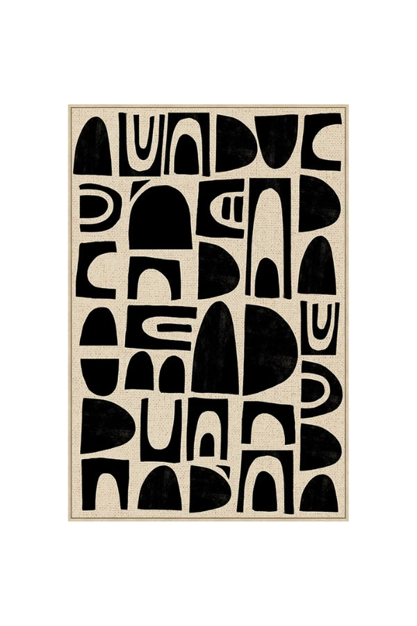 Zulu Framed Canvas - Magpie Style