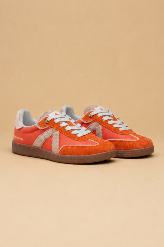 ASFVLT Elite Classic Sneaker - Orange/Tan Pony