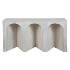 Arch Wood Console Table - White Wash - 2