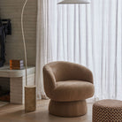 Amber glass bricks in a styled interior; each sculpture sold separately, accessories not included