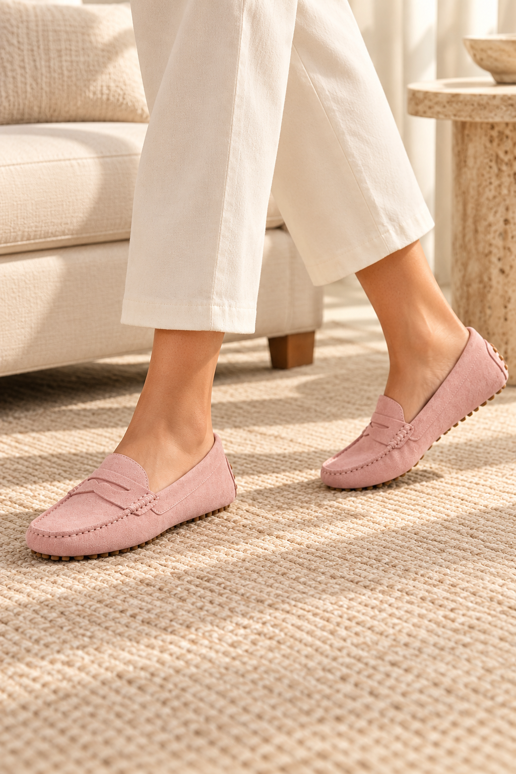 KATHRYN WILSON Avery Loafer - Blossom Suede - Magpie Style