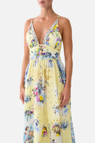 CAMILLA Waistband Dress with Tie Detail - Chinoiserie Child - view 5