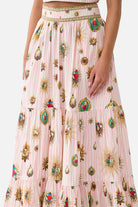 CAMILLA High Waisted Tiered Skirt - Painted Prayers - view 5