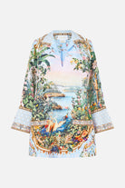 CAMILLA Long Sleeve Tunic Dress - Sisi Society - view 3