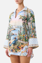 CAMILLA Long Sleeve Tunic Dress - Sisi Society - view 5