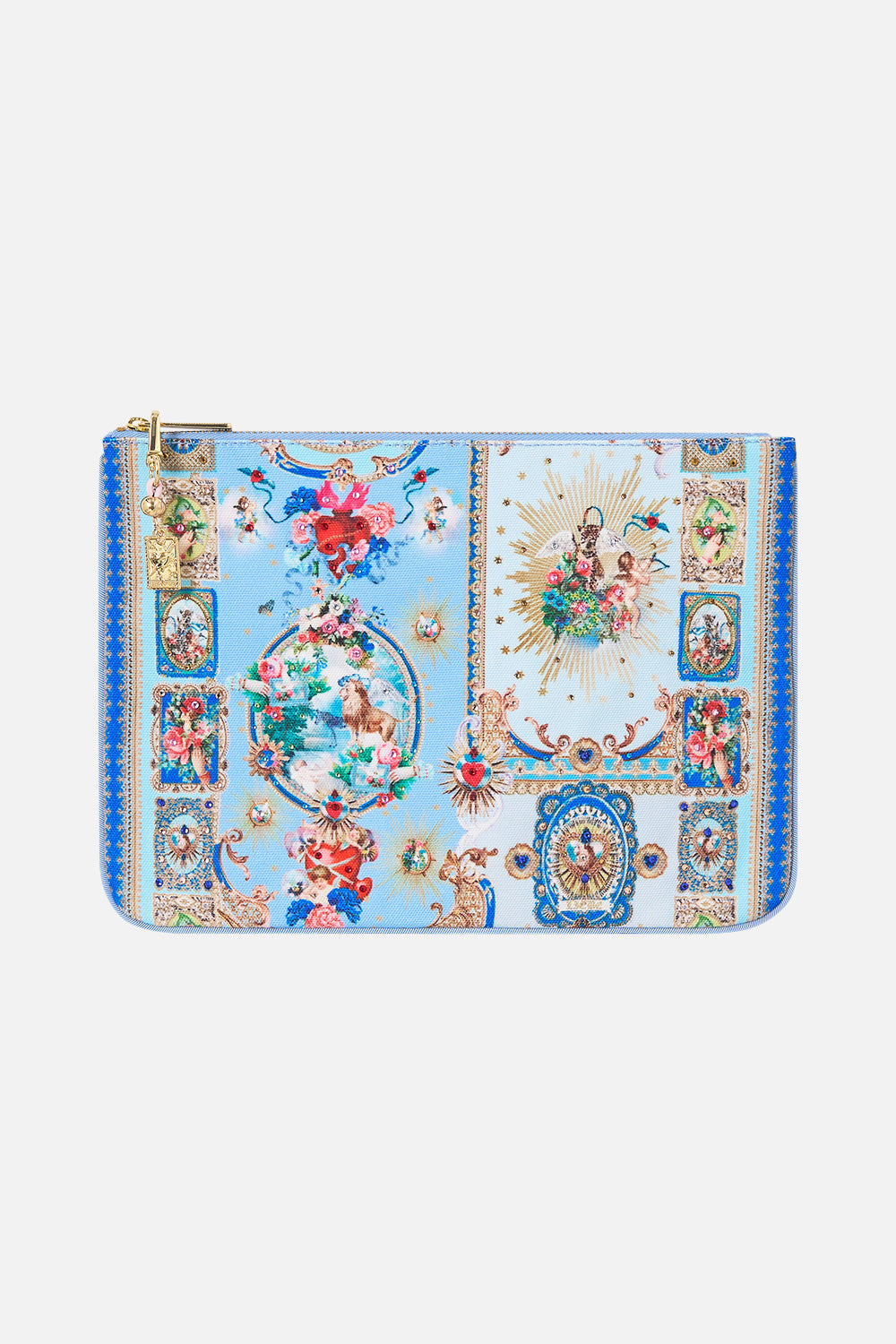 CAMILLA Small Canvas Clutch - Verses In Vintage - view 1