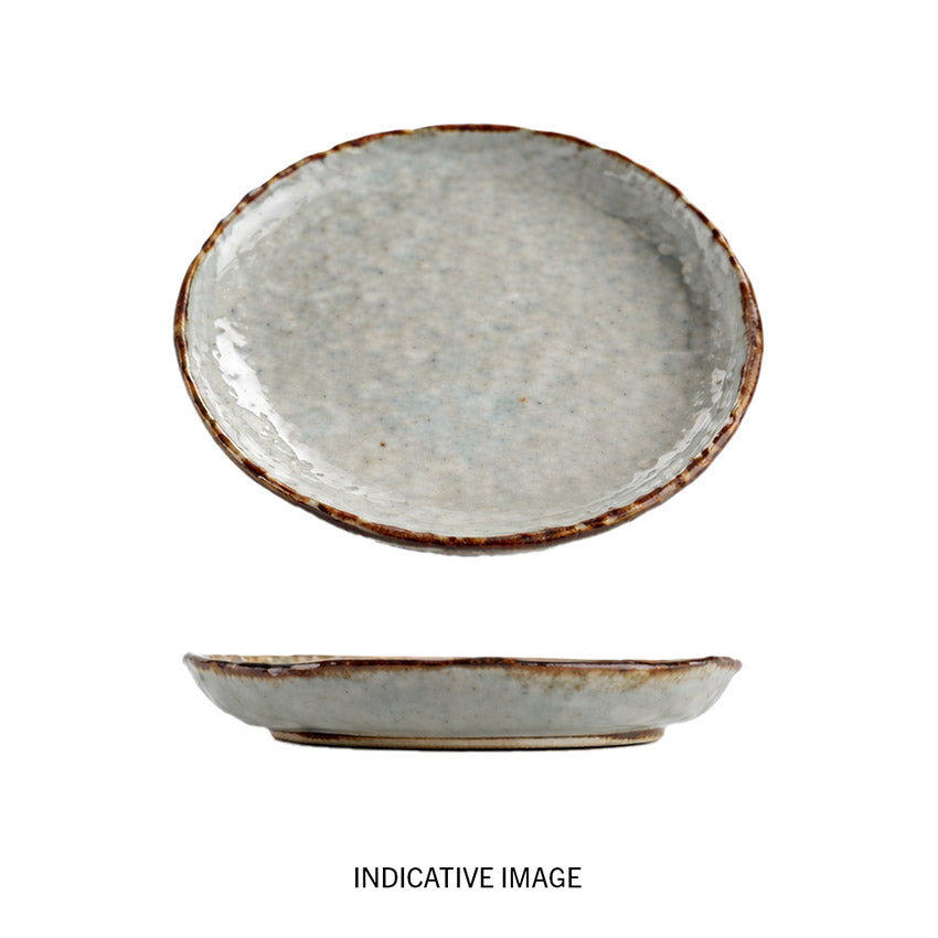 CC Interiors Cacao and Cream Plate, style UR1048; original supplier image