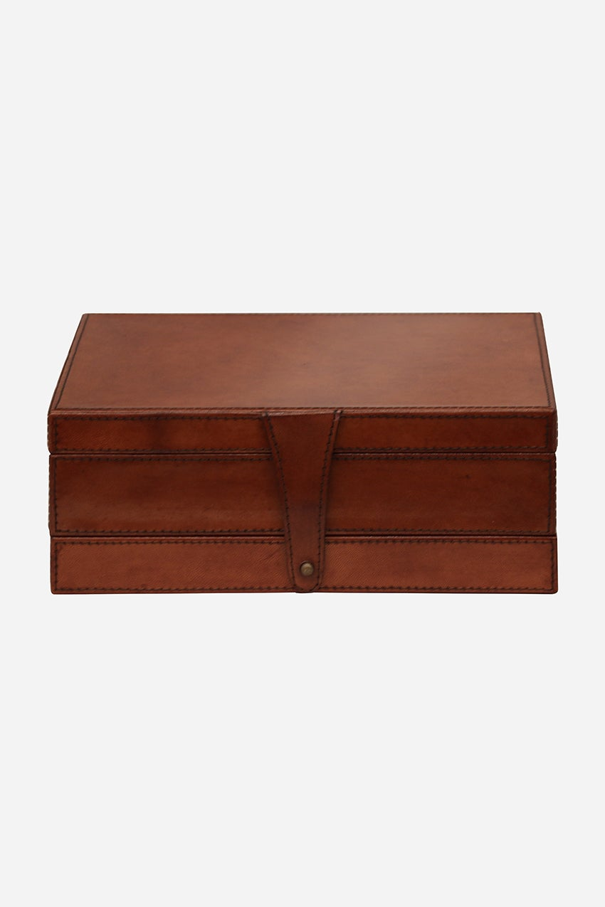 Large Leather Jewellery Box