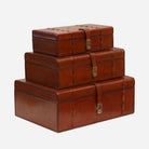 Savoy Leather Storage Box Large, alternate view