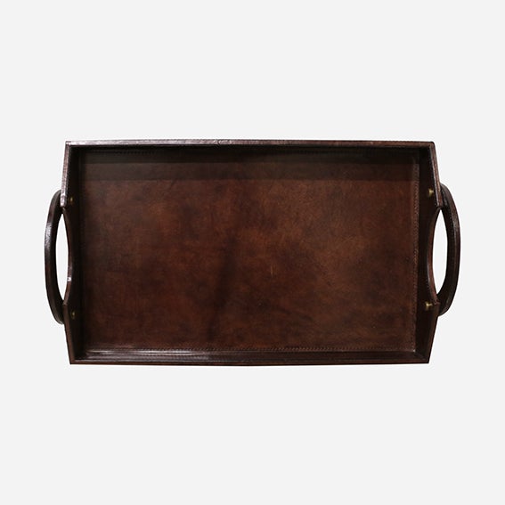Leather Serving Tray, alternate view