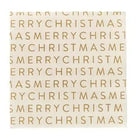 Merry Paper Napkins in white and gold by Coast to Coast, style XX4234