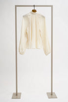 HERZEN'S ANGELEGENHEIT Pleated Blouse - Vanilla - Magpie Style
