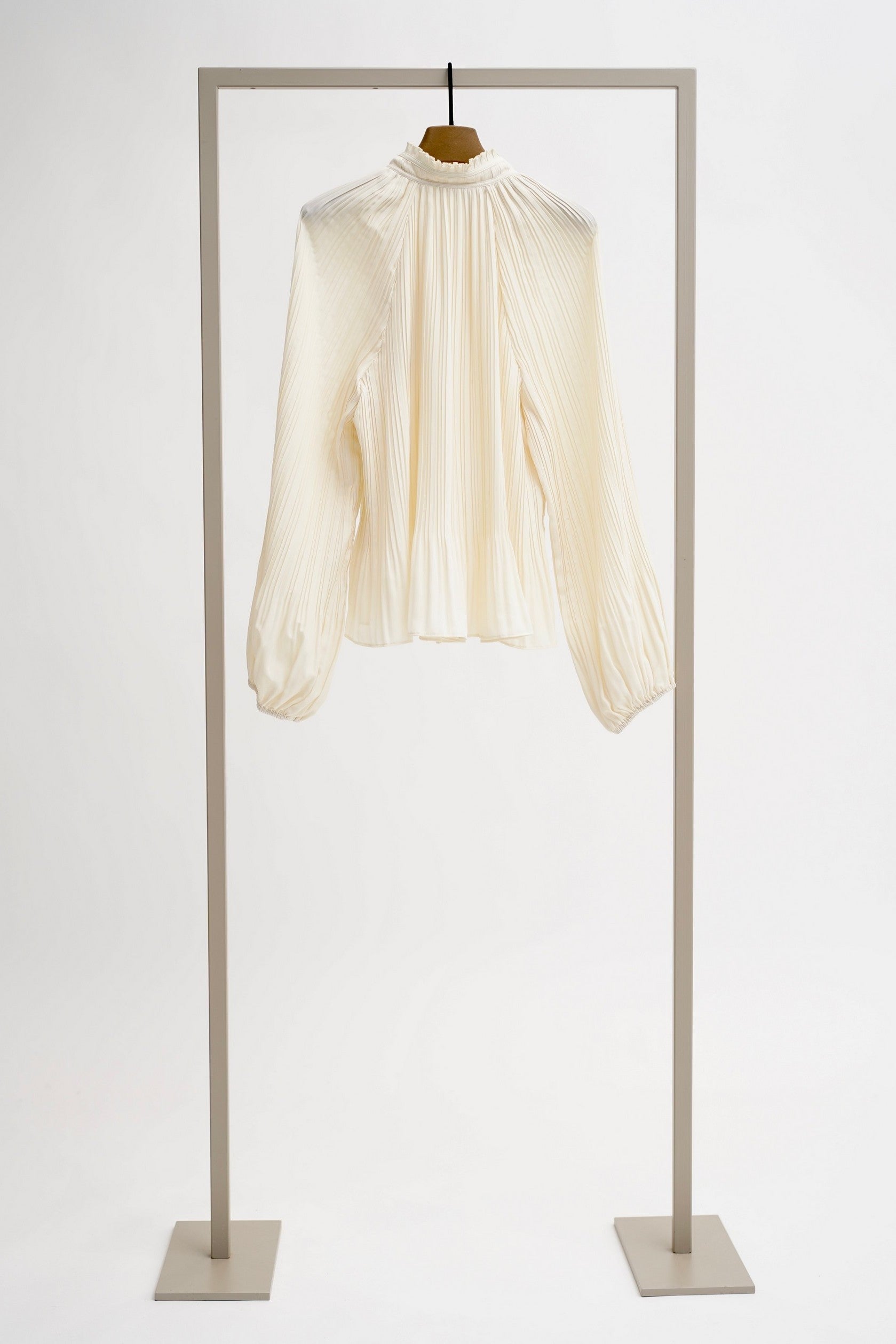 HERZEN'S ANGELEGENHEIT Pleated Blouse - Vanilla - Magpie Style