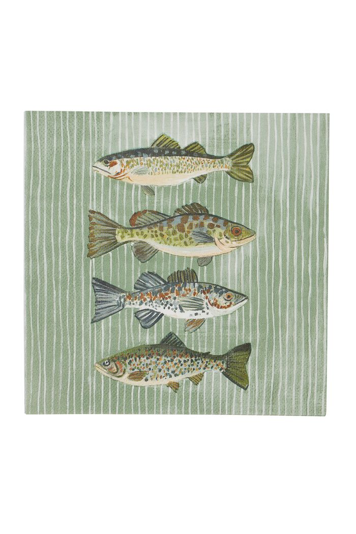 Shad Fish Paper Napkin