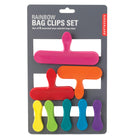 Rainbow Bag Clips - Assorted Sizes, Set of 8 - 12