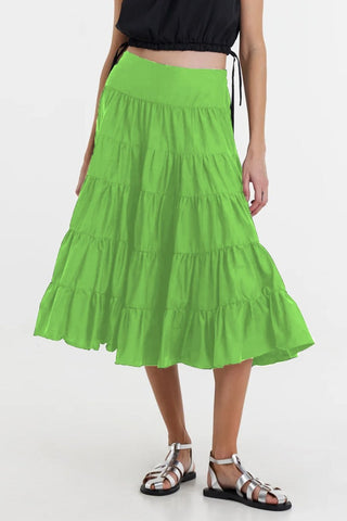 DEVOTION TWINS Resort Eliana Skirt Green